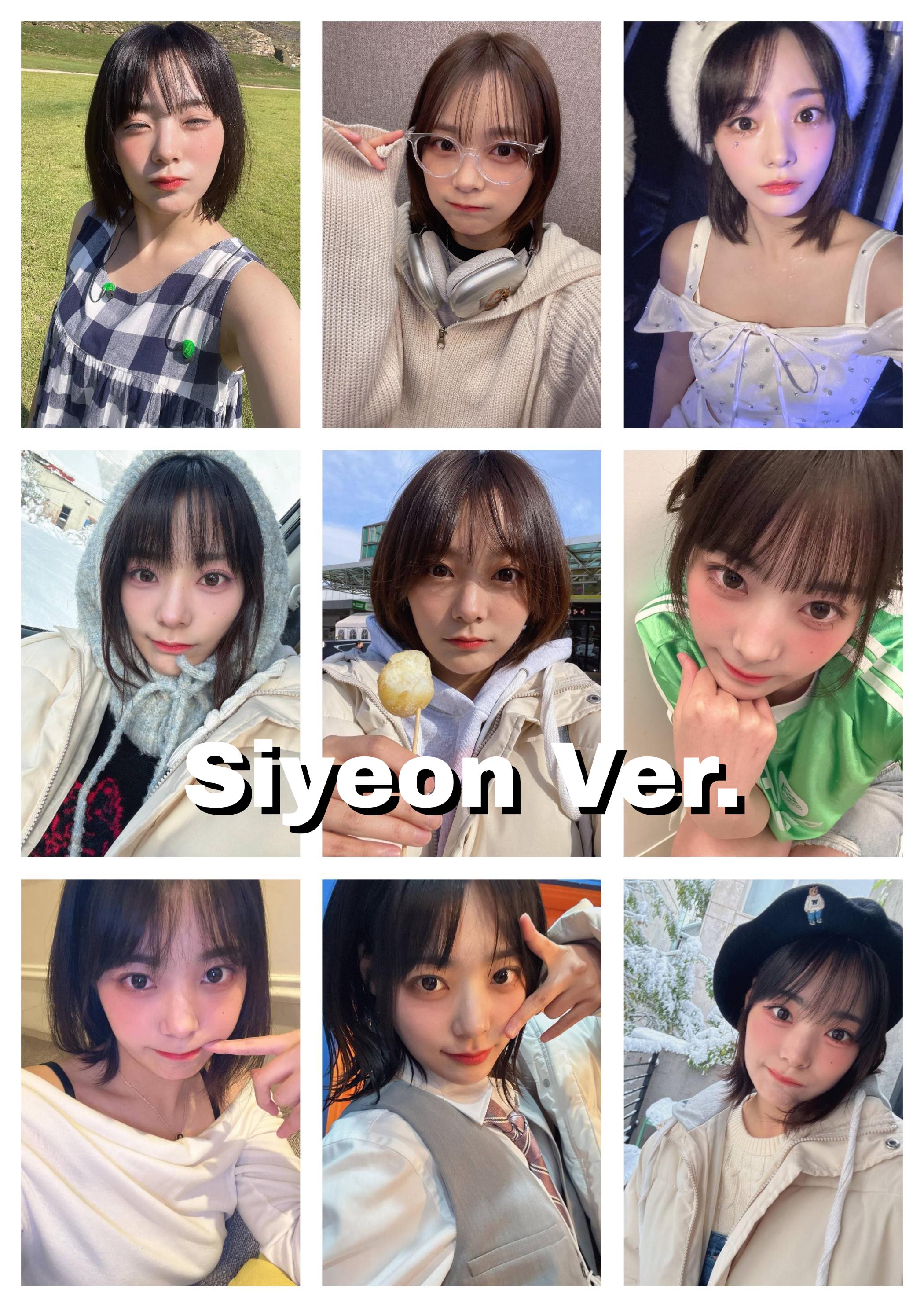 Qwer Selfie/selca Bias Photocards | Chodan, Hina, Magenta, Siyeon