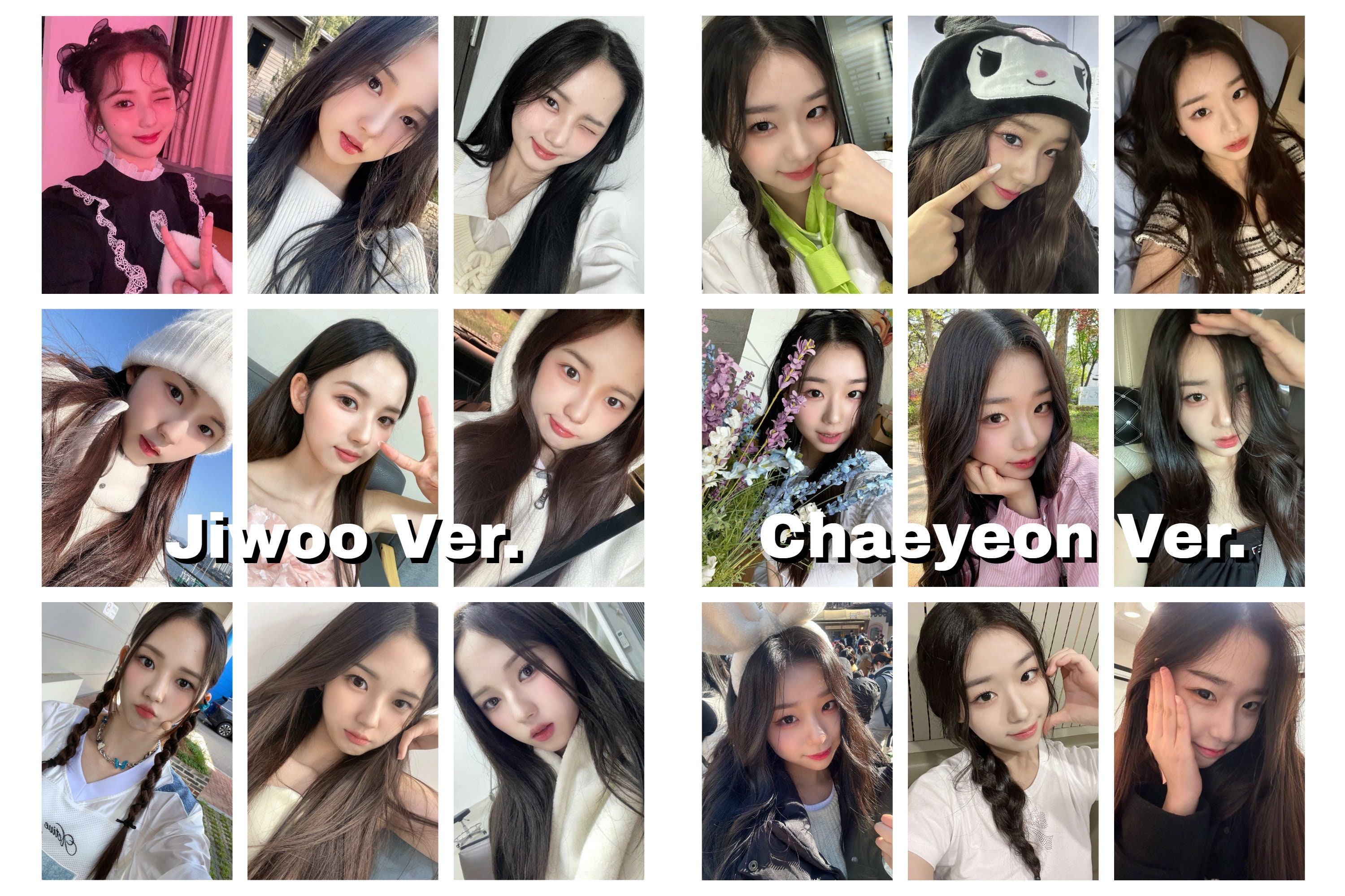 triples ユビン サイン入り クリアカード Triples Selfie/selca Bias Photocards | Seoyeon, Xinyu