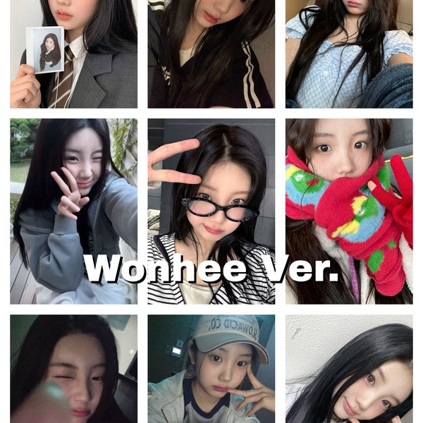 il1it Selfie/Selca Bias Photocards | Wonhee, Moka, Minju, Iroha, Yunah | Kpop Photocard Set |