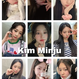 Kim Minju Selca/Selfie Photocard / IZONE Minju Photocard / Kpop Photocard Set /