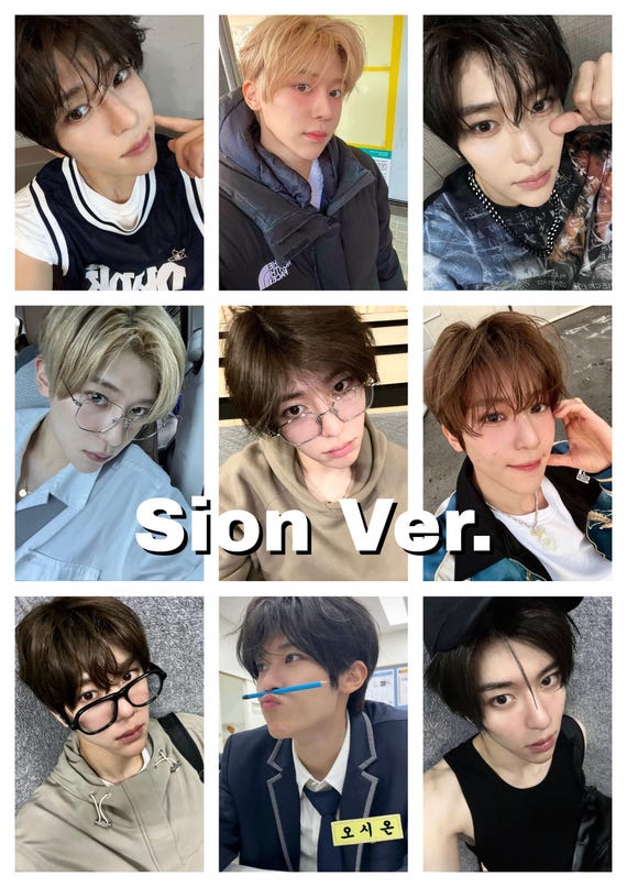 Nct Wish セルフィー/セルカ バイアス フォトカード |シオン、リク