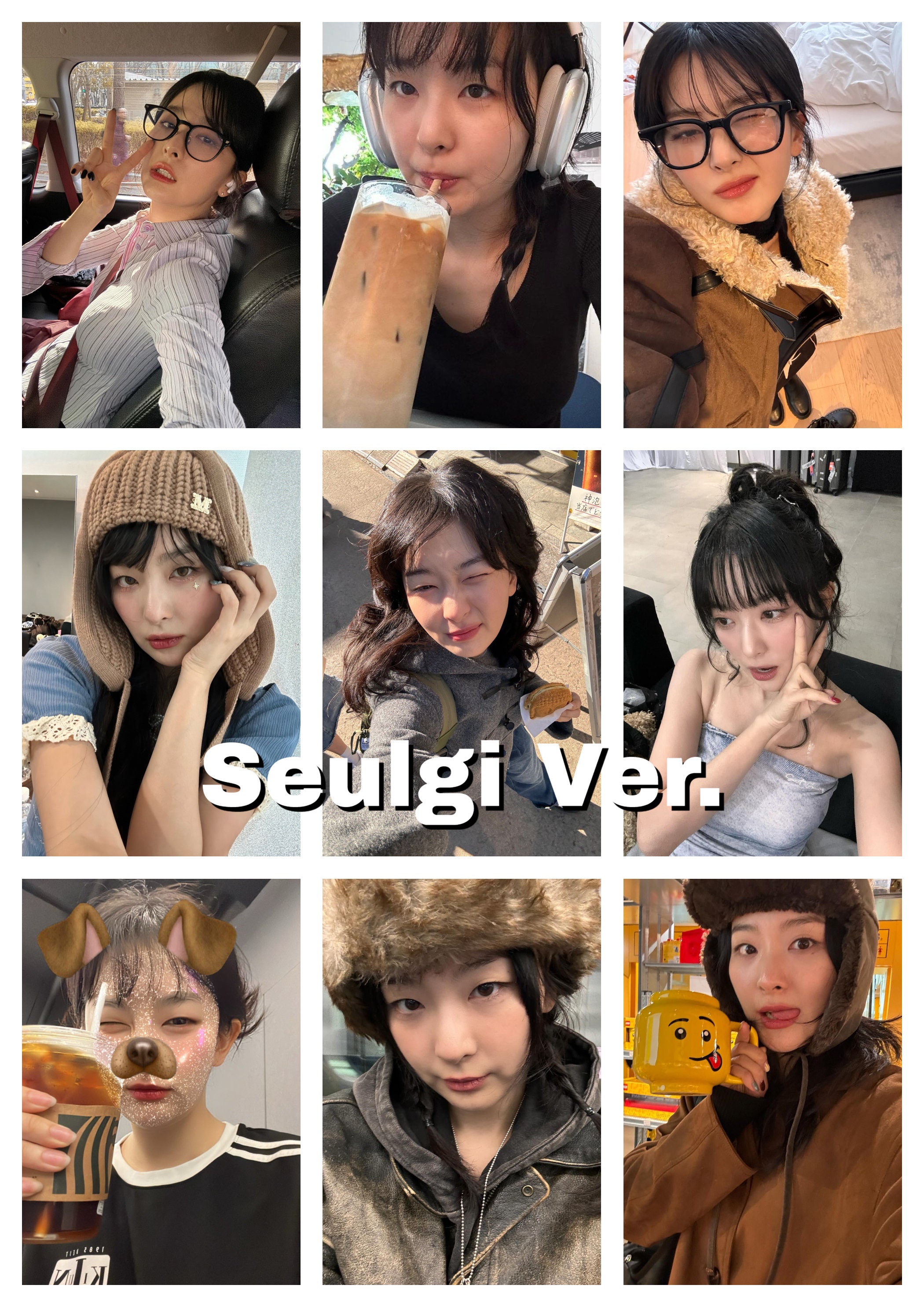 Red Velvet Selfie/selca Bias Photocards Irene, Seulgi, Yeri ...