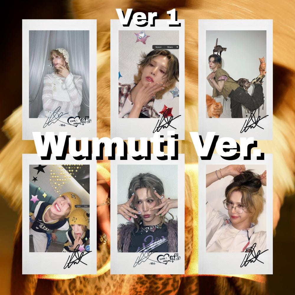 XLOV Bias Instant Photocard Set | Wumuti, Rui, Hyun, Haru | Kpop