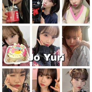 Carte photo Jo Yuri Selca/Selfie | Carte photo Yuri IZONE | Jeu de cartes-photos Kpop | Ver 1