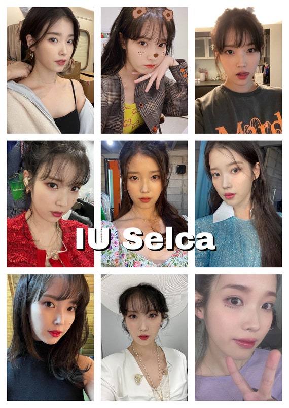 IU Selfie/selca Bias Photocards | Kpop Photocard Set | - Etsy