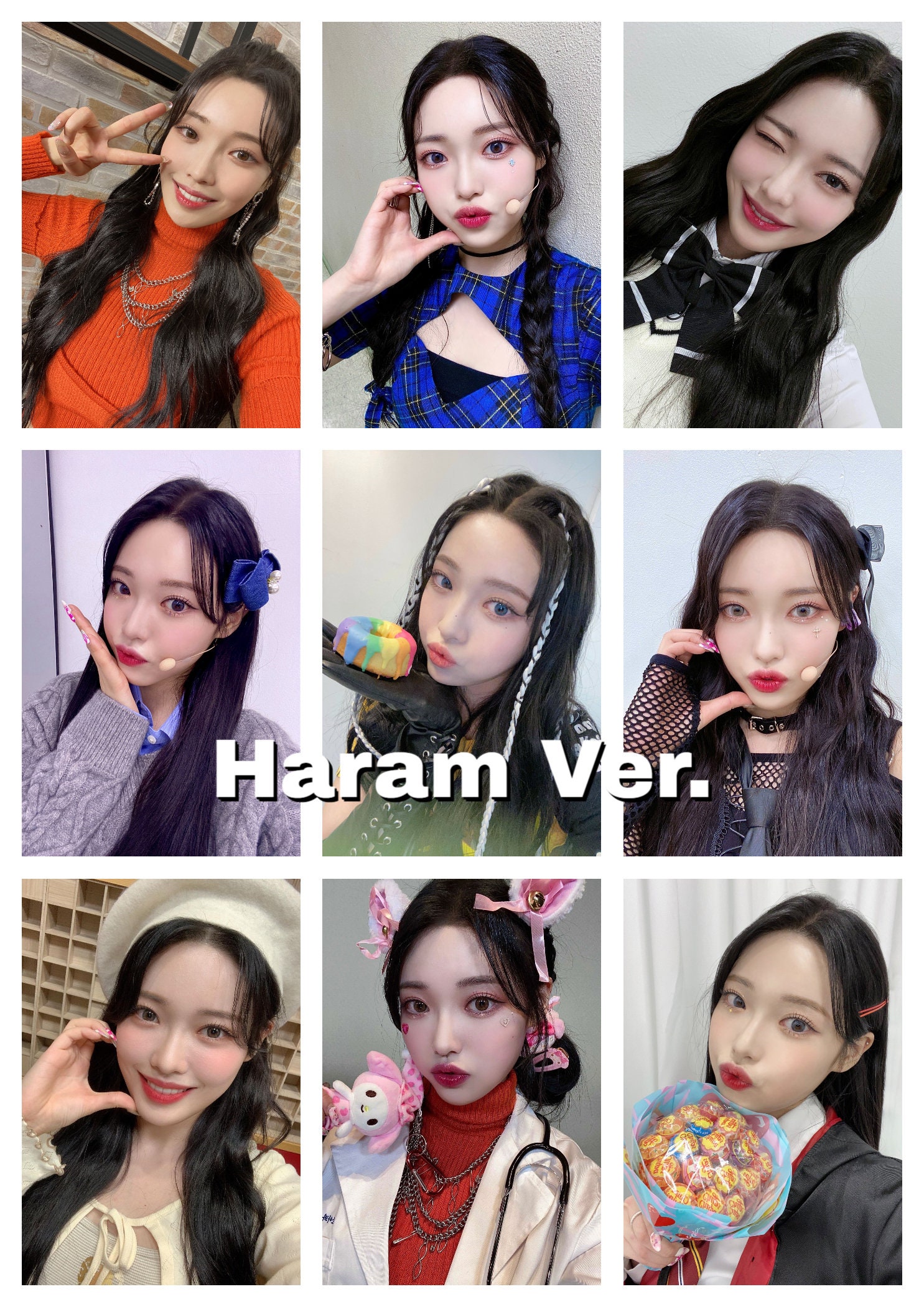 Billlie Selfie/selca Bias Photocards Tsuki Sheon Haram 