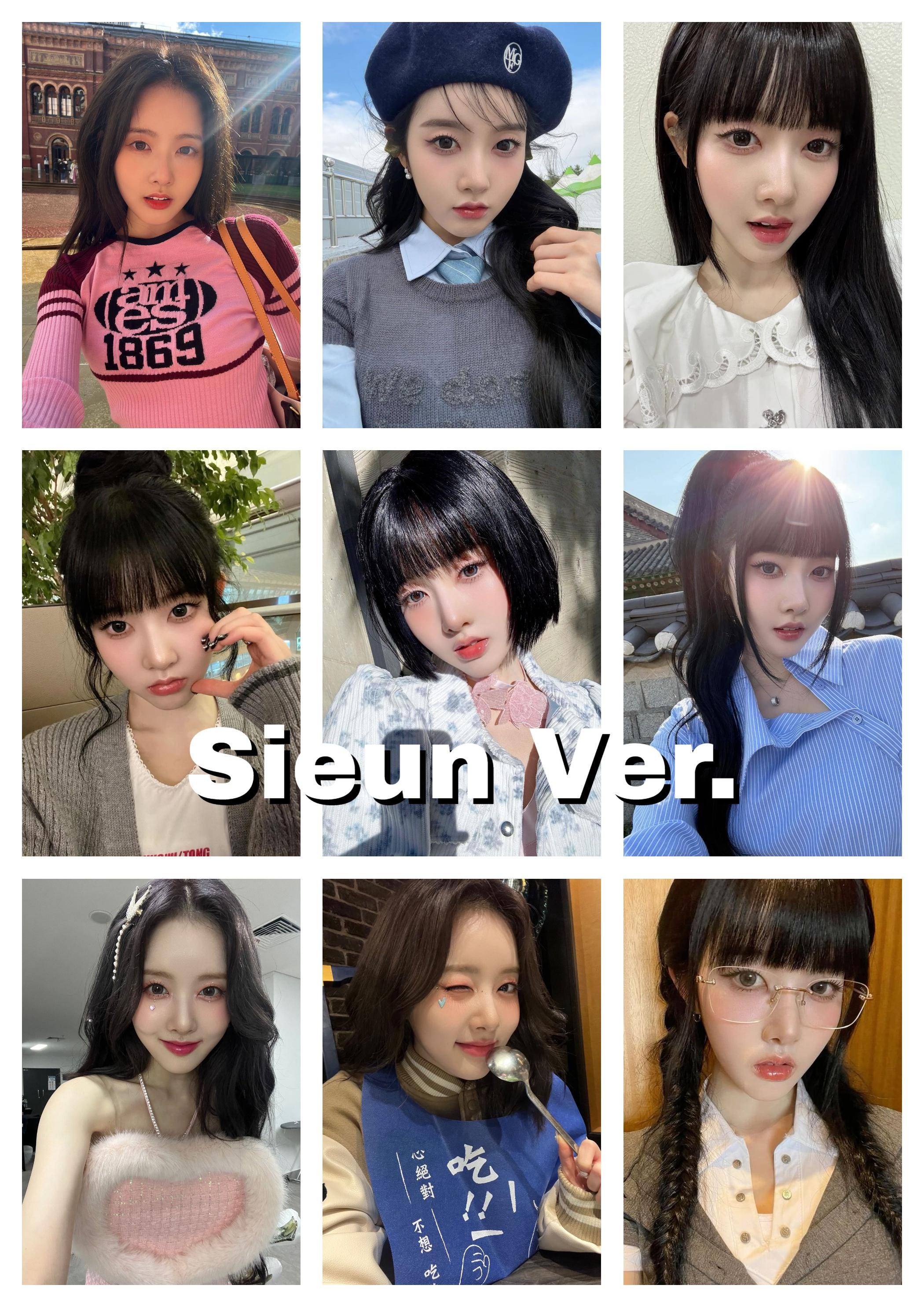 Stayc Selfie/selca Bias Photocards | Yoon, Sieun, J, Isa