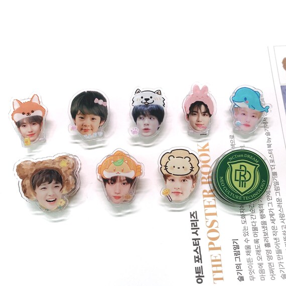 NCT ドリーム アクリルクリップ |ジェミン、マーク、ジェノ、チソン