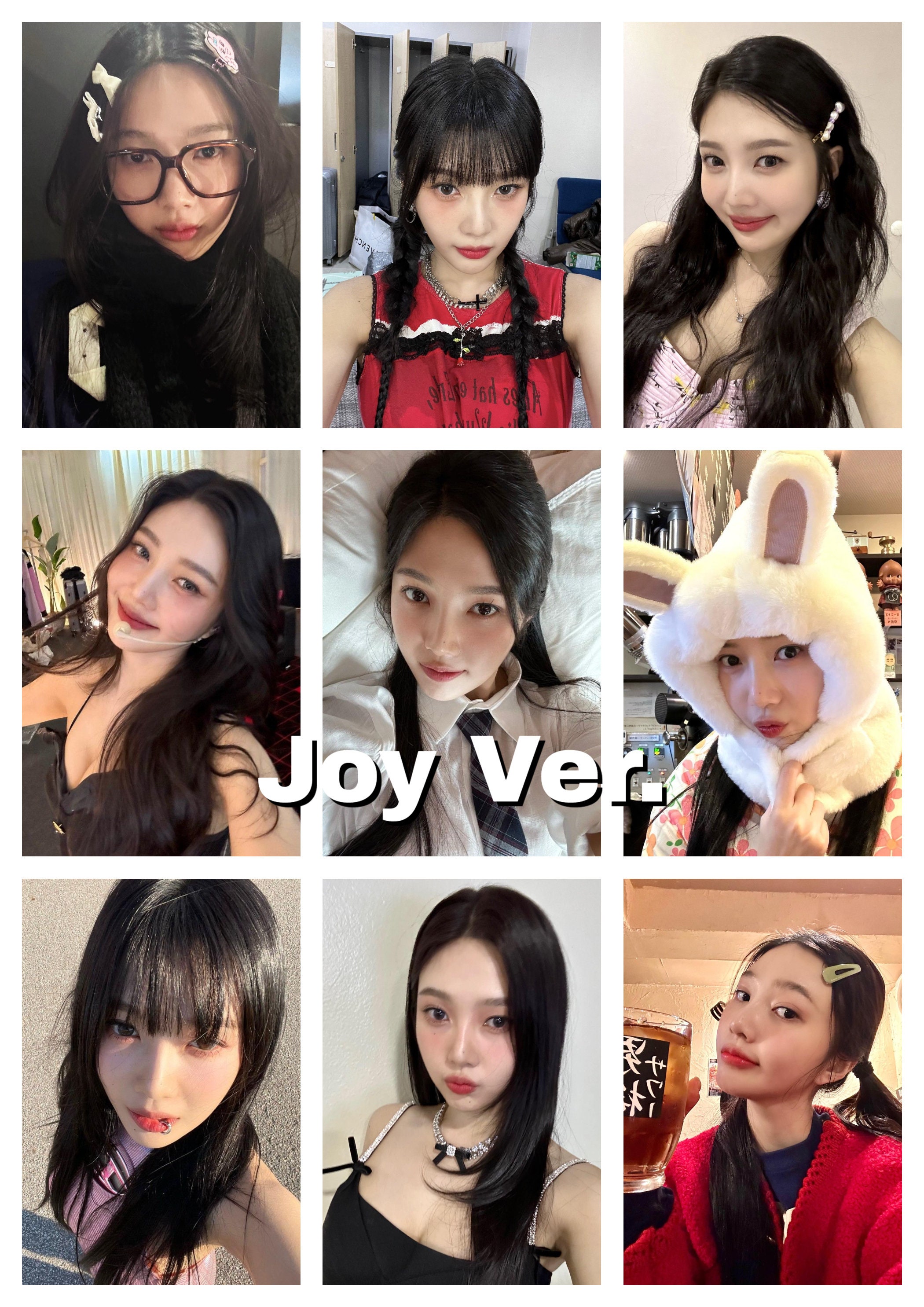 Red Velvet セルフィー/セルカ バイアス フォトカード