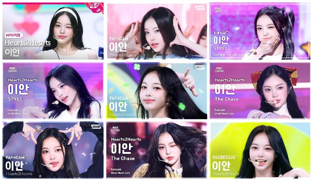 Hearts2hearts Fancam サムネイル フォトカード |カルメン、ジウ