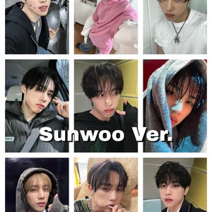 The boyz Selfie/Selca Bias Photocards | Sunwoo, Hyunjae, Younghoon, Sangyeon, New, Q, Jacob, Kevin, Eric, Juyeon | Kpop Photocard