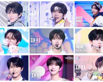 Nct Wish Fancam Thumbnail Photocard | Sion, Riku, Yushi, Sakuya