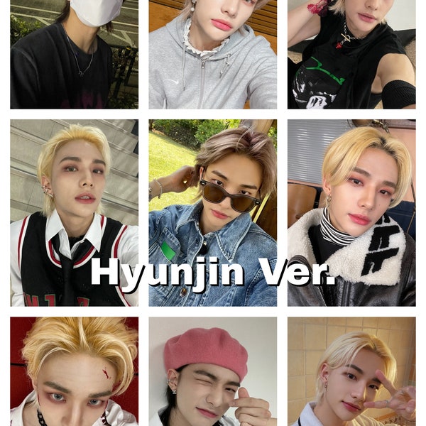 Straykids Selfie/Selca Bias Photocards | Felix, Hyunjin, Bangchan, Leeknow, Changbin, Han, Seungmin | Kpop Photocard Set |