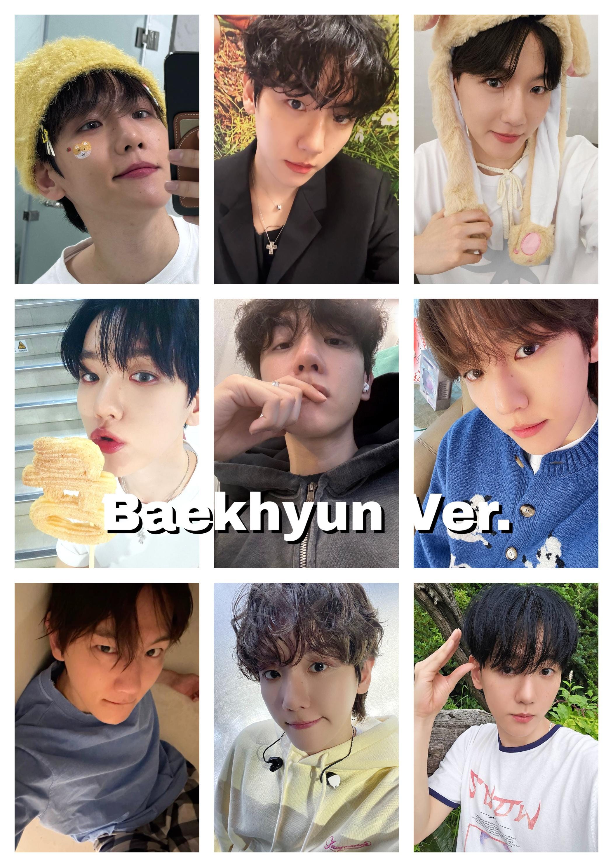 Exo Selfie/selca Bias Photocards | Xiumin, Lay, Chen, DO, Baekhyun