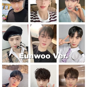 Astro Selfie/Selca Bias Photocards | Eunwoo, Sanha, Moonbin, Jinjin, MJ, Rocky | Kpop Photocard Set |