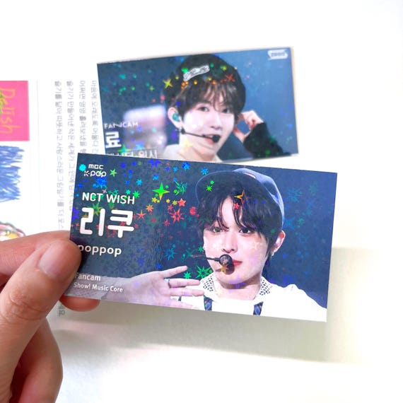 Nct Wish Fancam Thumbnail Photocard | Sion, Riku, Yushi, Sakuya