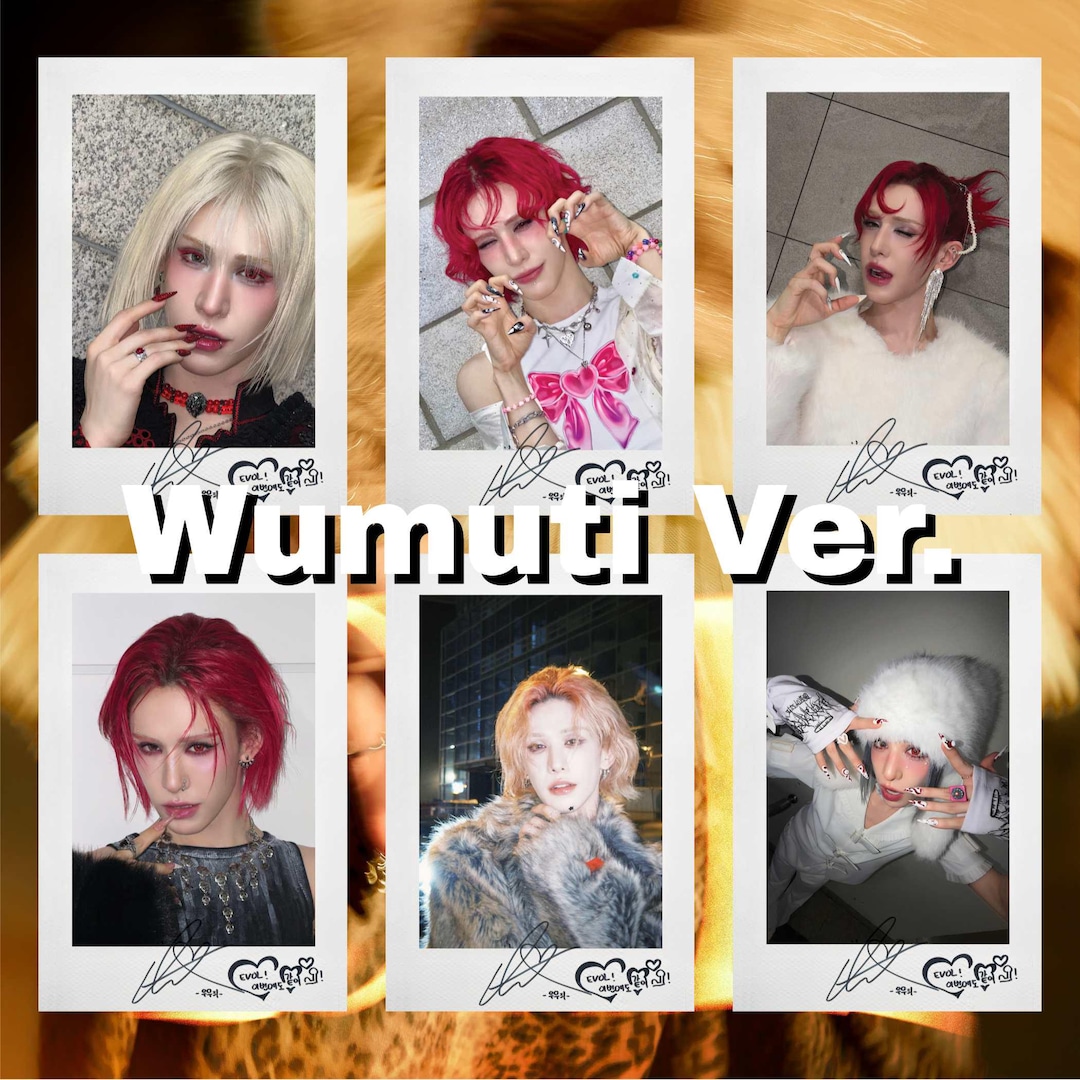 XLOV Bias Instant Photocard Set | Wumuti, Rui, Hyun, Haru | Kpop