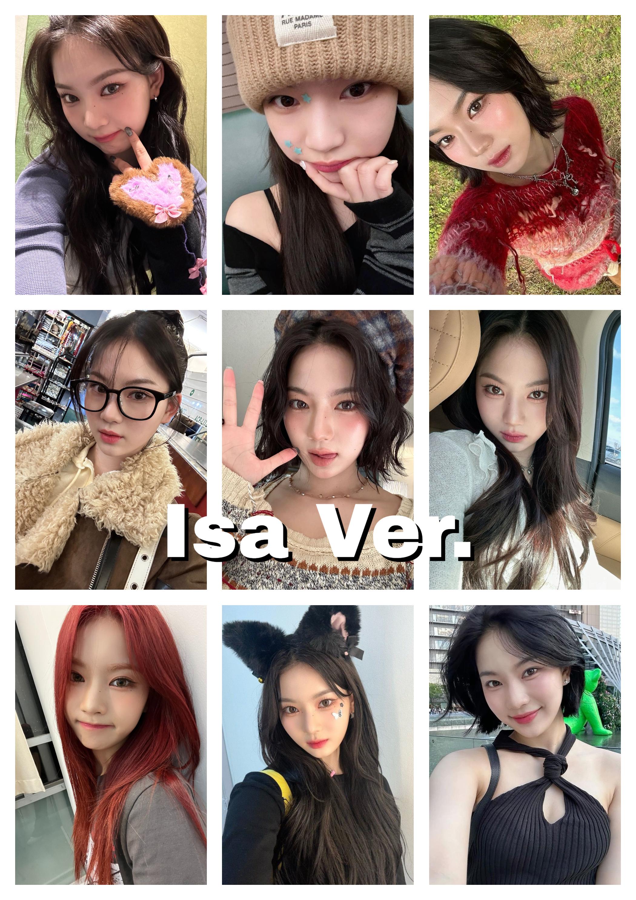 Stayc Selfie/selca Bias Photocards | Yoon, Sieun, J, Isa