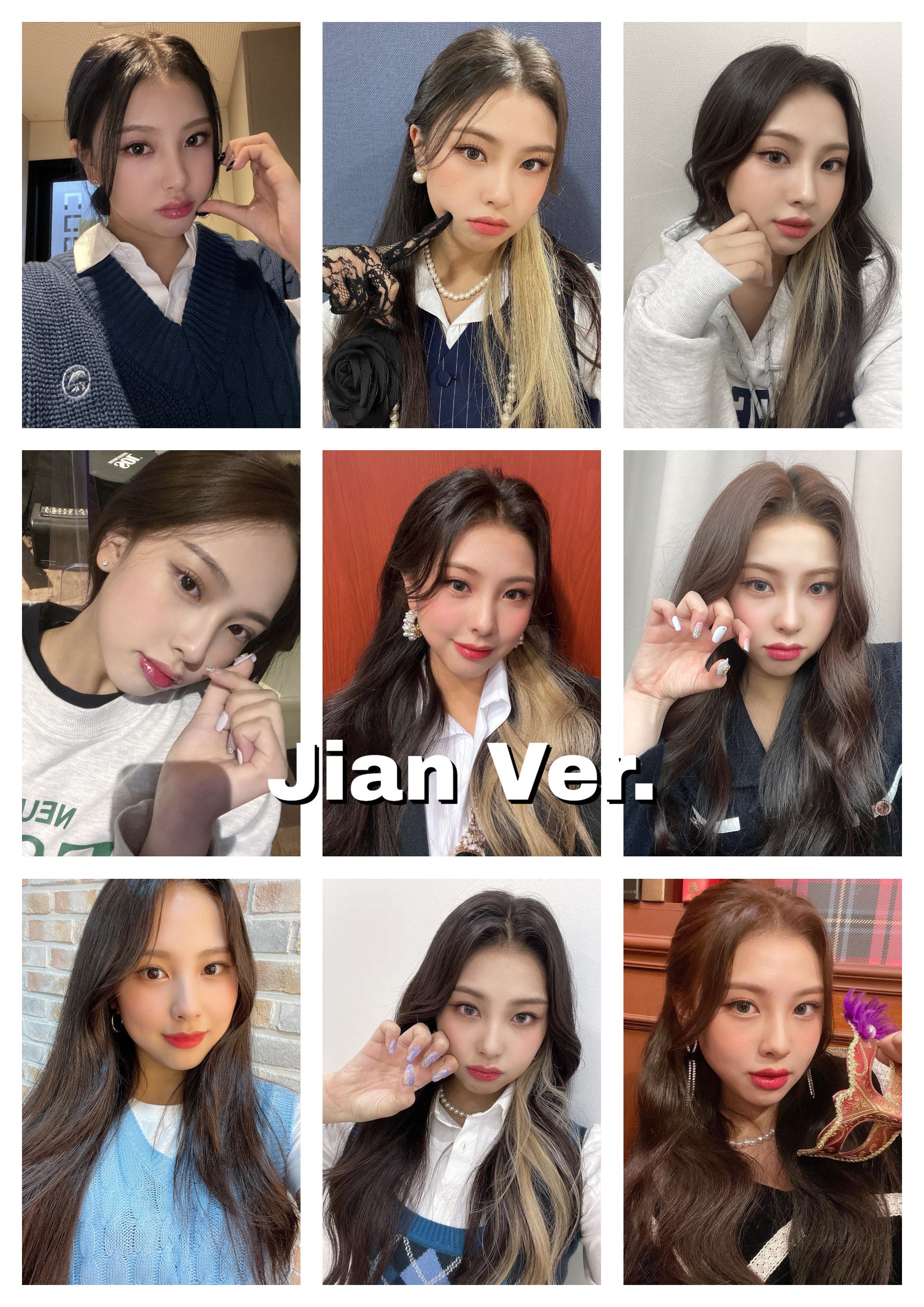 Lightsum Selfie/selca Bias Photocards | Nayoung, Chowon
