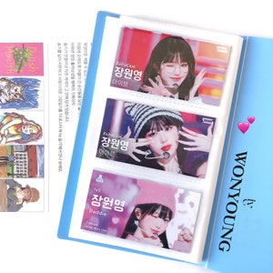 IVE WonYoung Fancam Miniaturfotokarte | Kpop Fotokarte |