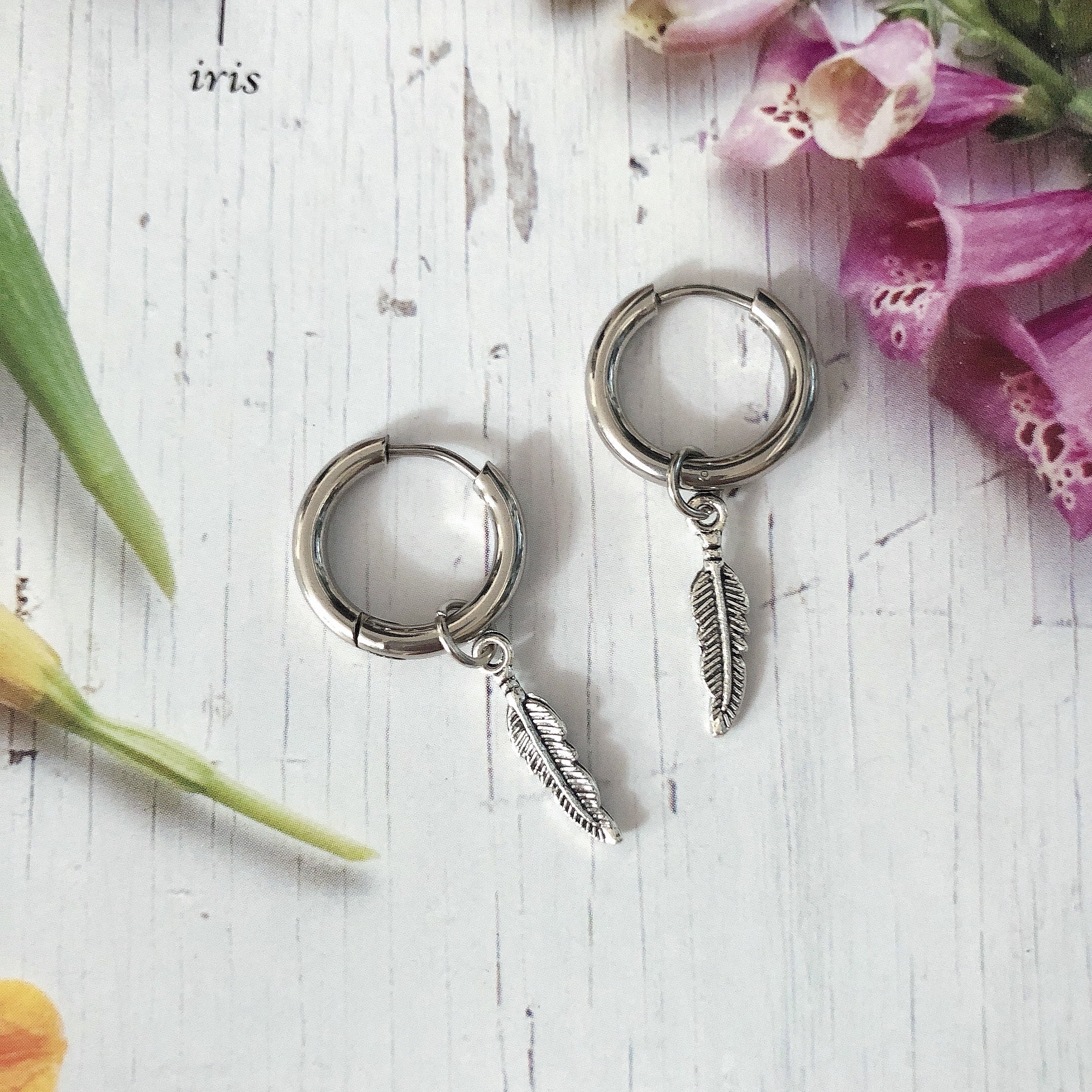 BTS “JIMIN STYLE” Leaf Earrings | Kpop Style Accessories
