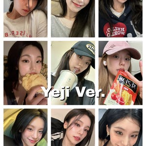ITZY Selfie/Selca Bias Photocards | Ryujin, Yuna, Yeji, Lia, Chaeryeong | Kpop Photocard Set |