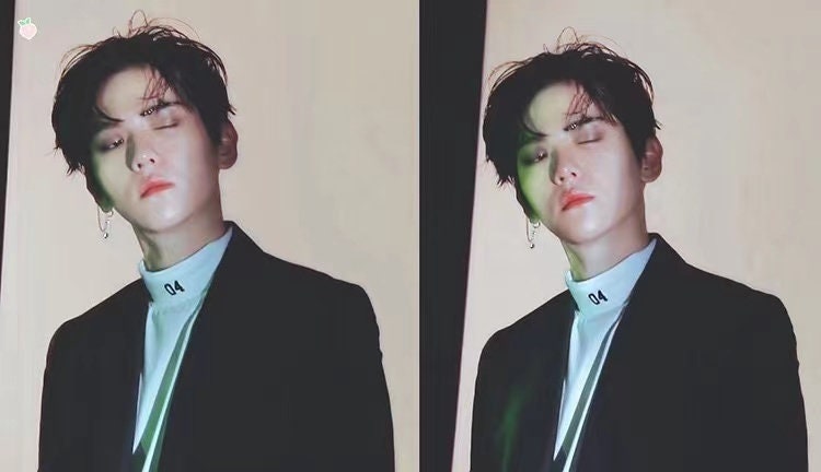 exo BAEKHYUN ブローチ シルバー ゴールド 2点セット