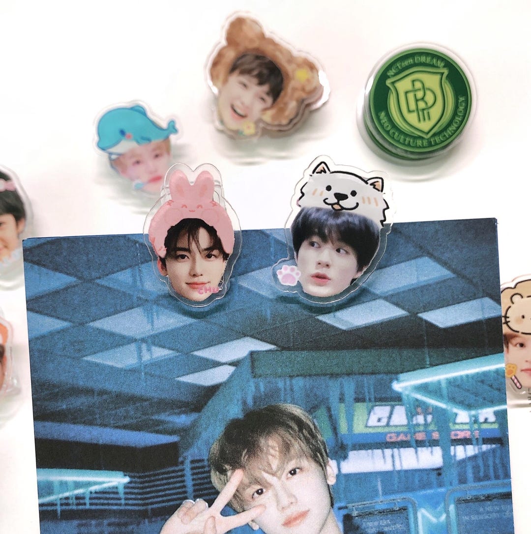 NCT ドリーム アクリルクリップ |ジェミン、マーク、ジェノ、チソン
