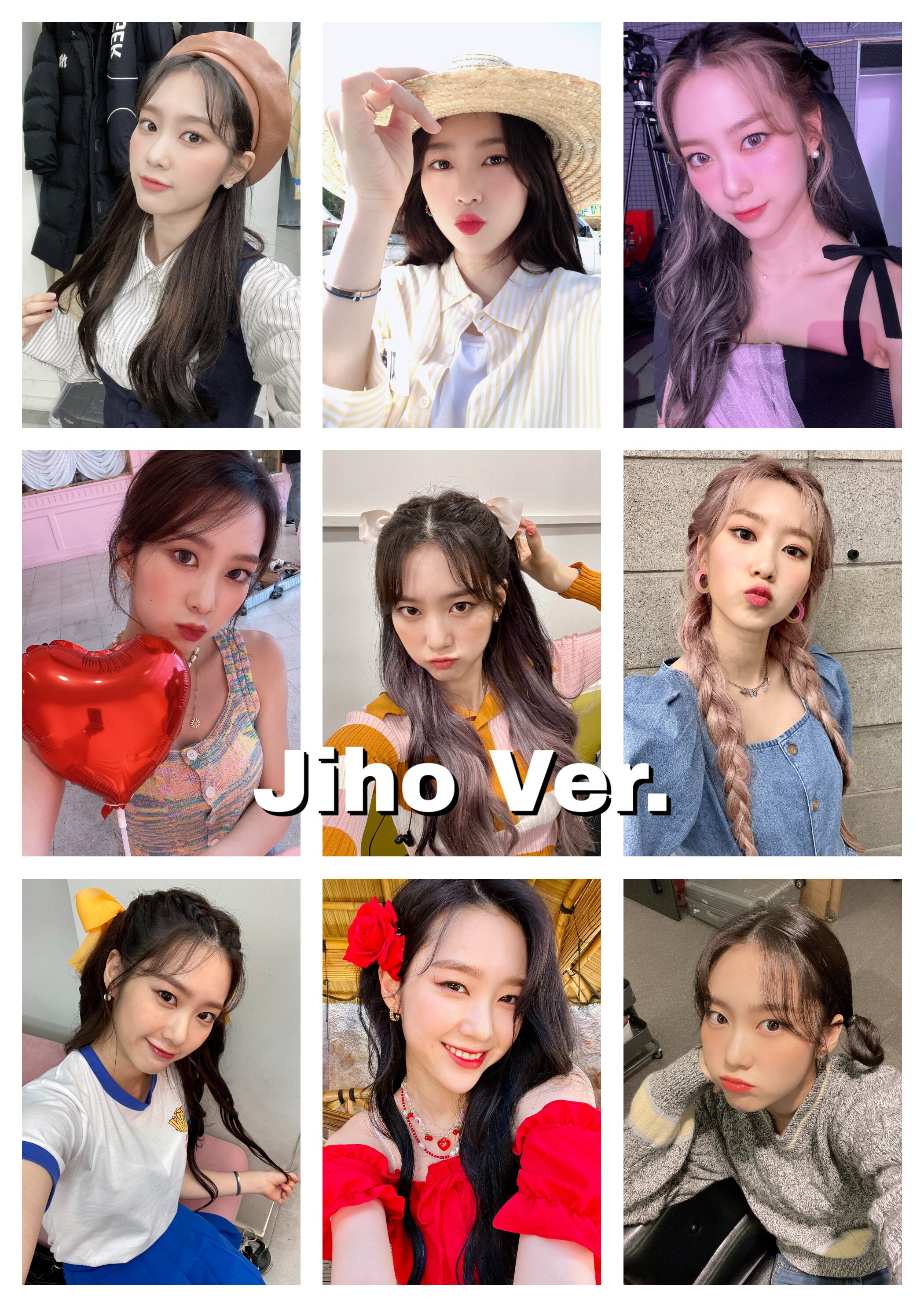 Oh My Girl Selfie/selca Bias Photocards | Yooa, Jiho, Arin