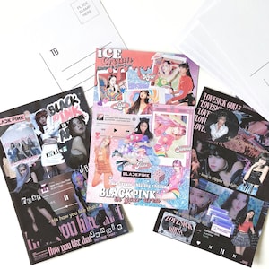 BLACKPINK "How You Like That" "Lovesick Girls" "Ice Cream" Postcard | Blackpink Jennie, Lisa, Jisoo, Rose Art Print | Kpop Postcard |
