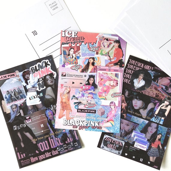 Blackpink Poster Merchandise Chandelier Group Photo Rose Lisa Jisoo Jennie  Kpop Merch Album Kpop Room Decor For Walls Official Birthday Decorations