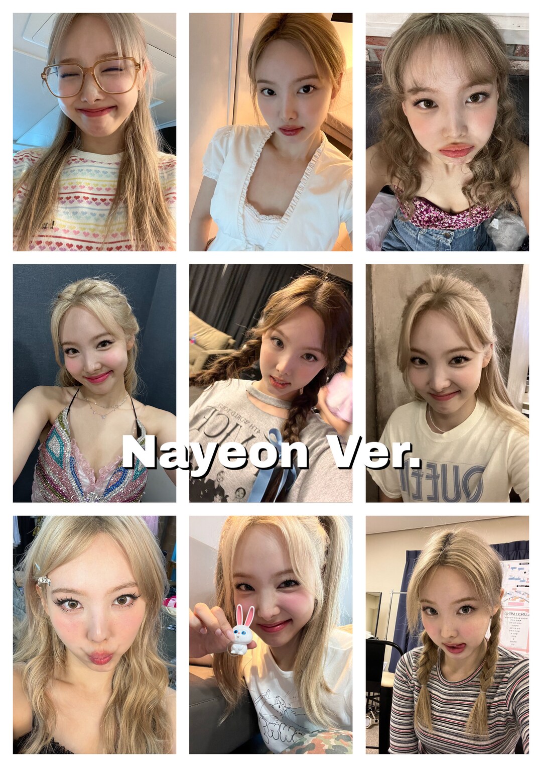 Twice Selfie/selca Bias Photocards Nayeon Momo picture