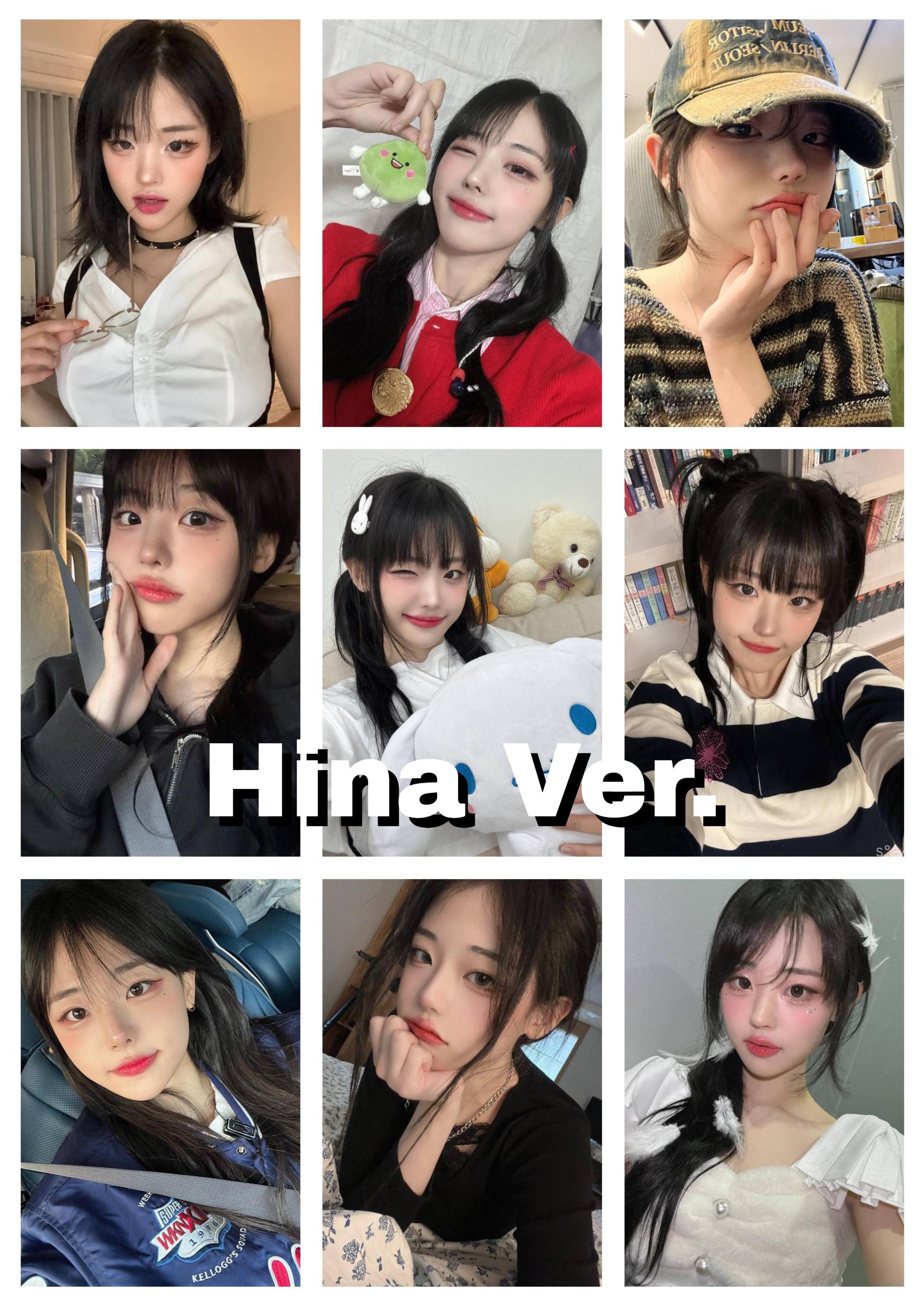 Qwer Selfie/selca Bias Photocards | Chodan, Hina, Magenta, Siyeon