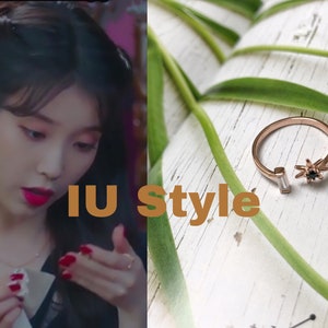 925 Sliver Adjustable Star Ring | “Hotel Del Luna” IU Style Star Ring | Korean Style Accessories | Stacking Ring | Dainty Ring |