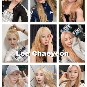 Lee Chaeyeon Selca/Selfie Photocard | IZONE Chaeyeon Photocard | Conjunto de Kpop Photocard |