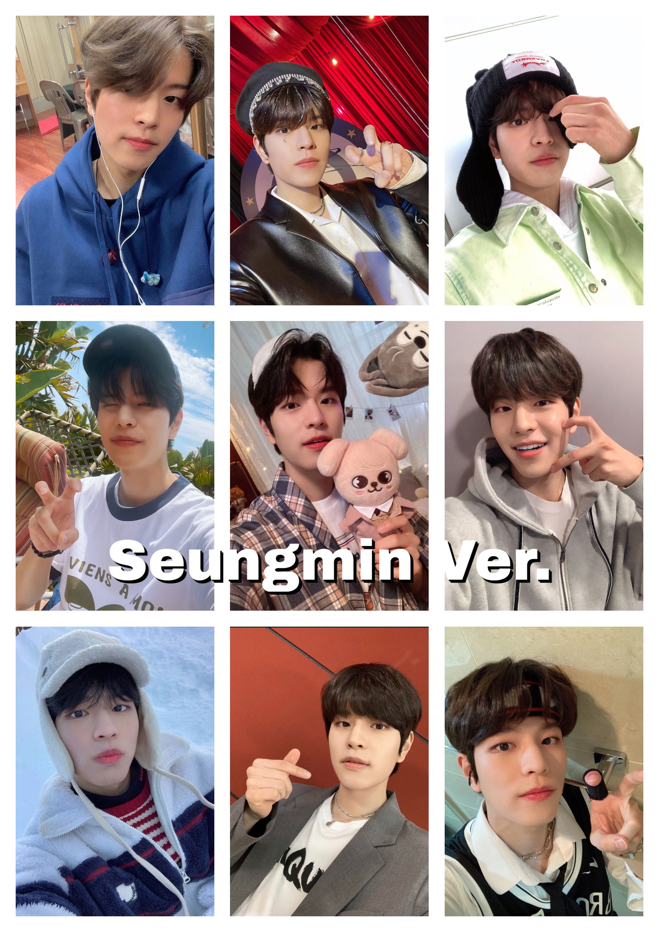 Straykids セルフィー/セルカ バイアス フォトカード Straykids セルフィー/セルカ バイアス フォトカード