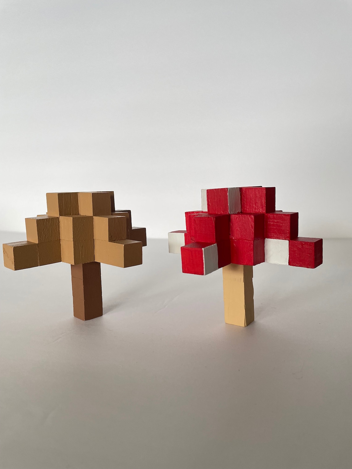 Handmade Minecraft Mushrooms | Etsy