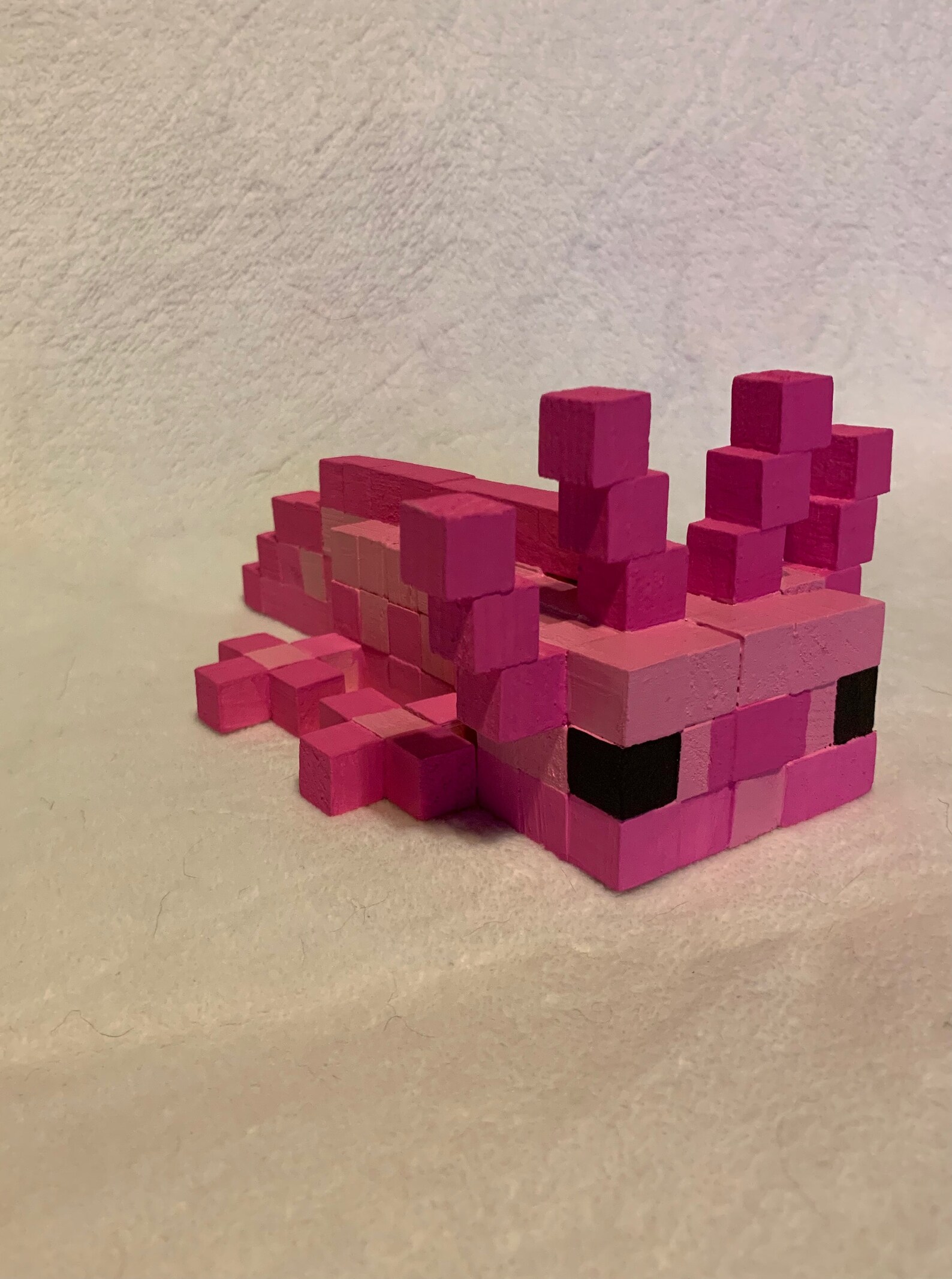 Handmade Minecraft Axolotl Etsy