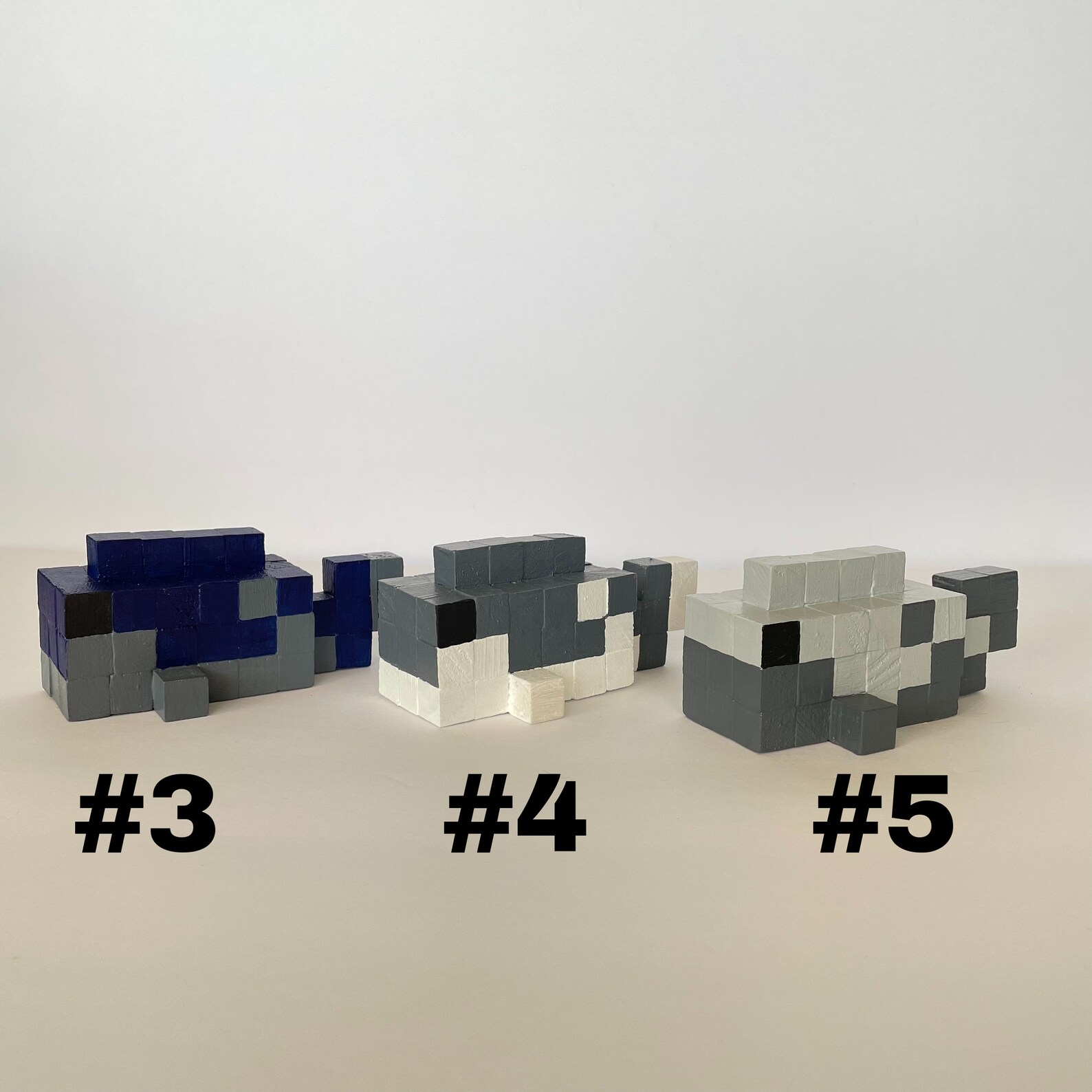 Handmade Minecraft Tropical Fish | Etsy