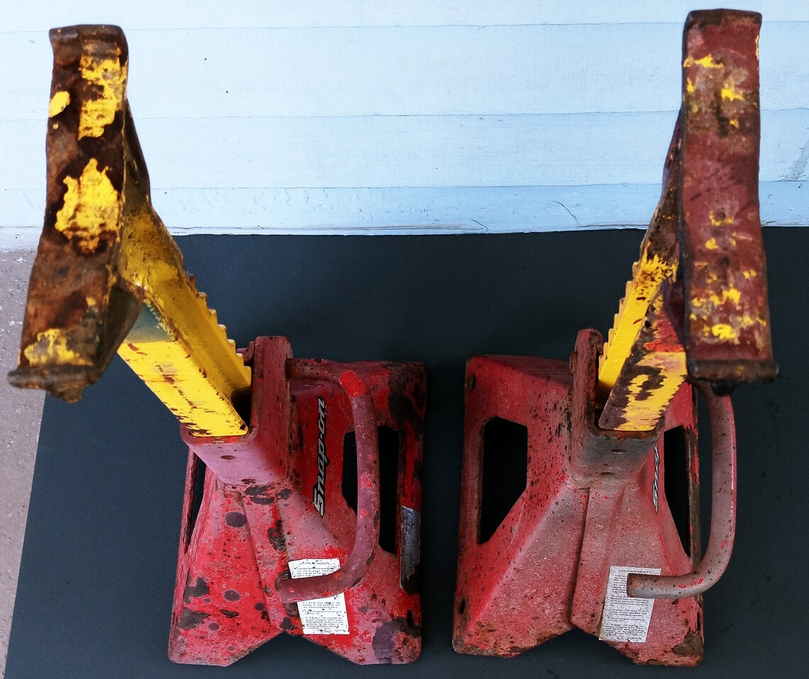 SnapOn Vintage 2Ton Jack Stands Etsy