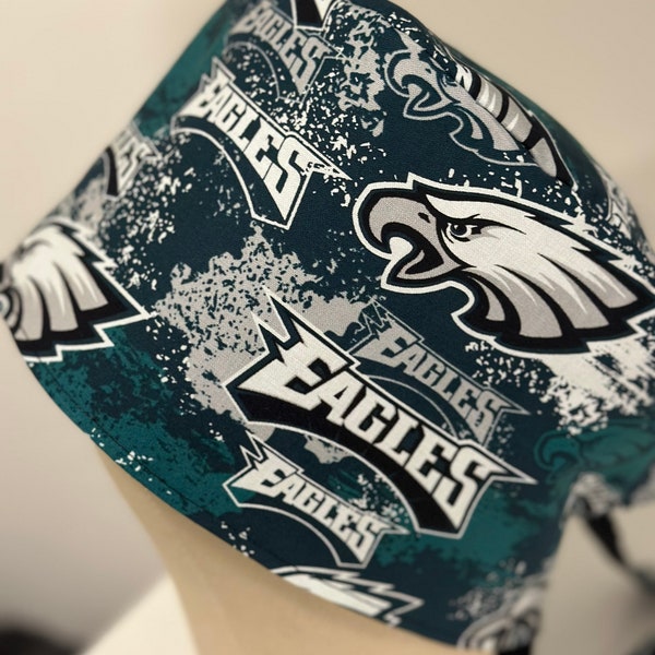 Men/Women Adult Surgical Scrub Cap Philadelphia Eagles . Awesome Cap