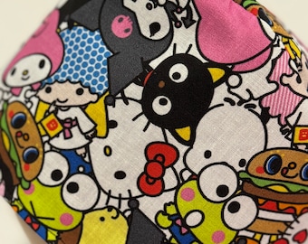 Men/Women Surgical Scrub Cap Kitten
