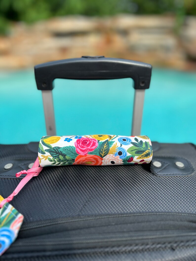 Rifle Paper Co Fabric Luggage Handle Wrap/baggage Handle Cover/suitcase