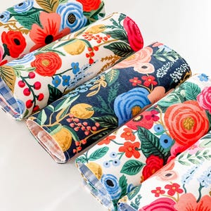 Rifle Paper Co Fabric Luggage Handle Wrap Suitcase Handle Cover Luggage Identifier Tag Travel Bag Grip Backpack Strap Honeymoon Gift