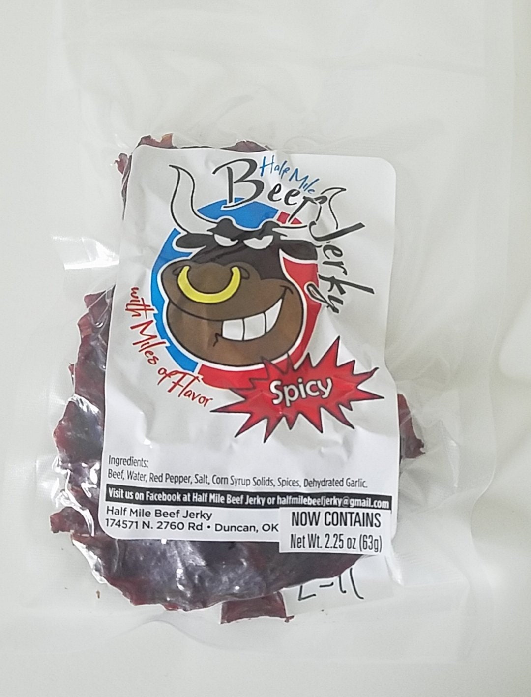 Beef Jerky Original Mild Made in Oklahoma MIO Etsy