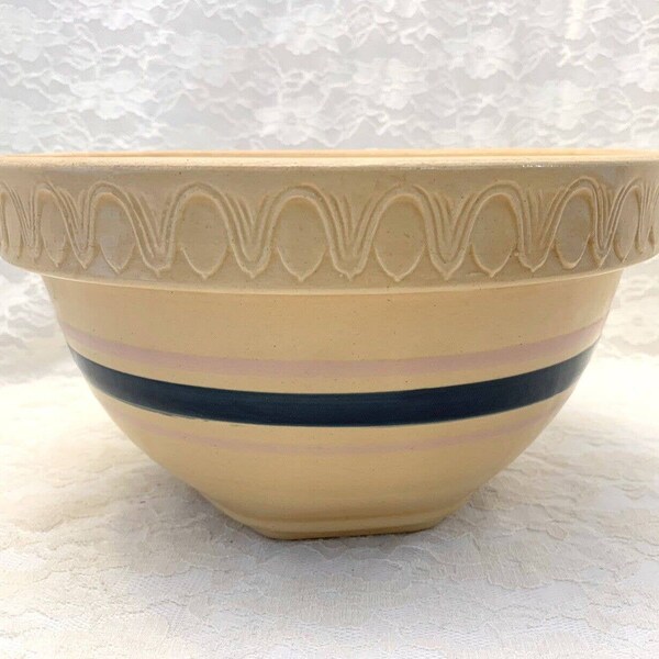 Over and Back Yellow Ware Canisters Etsy