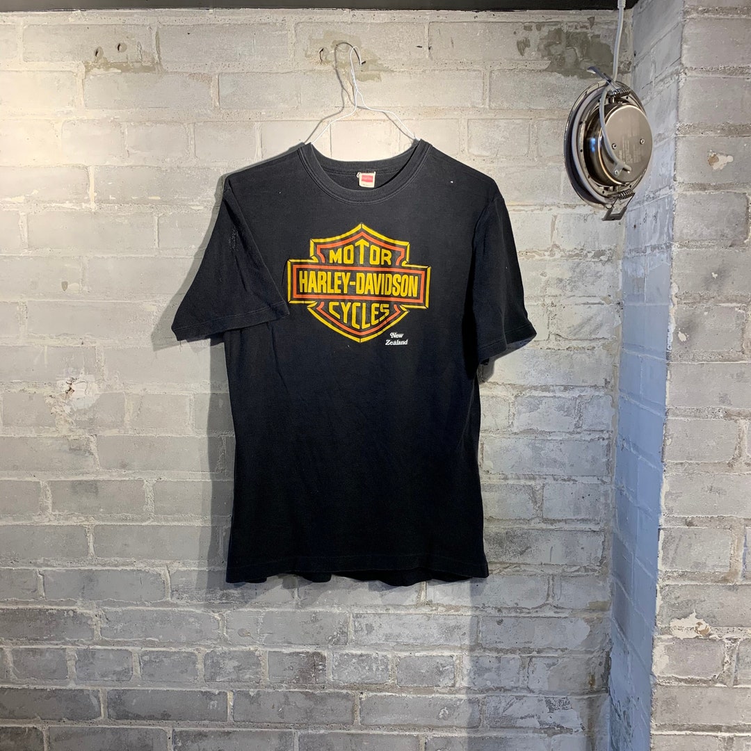 Vintage Harley Davidson New Zealand / Single Stitch Harley