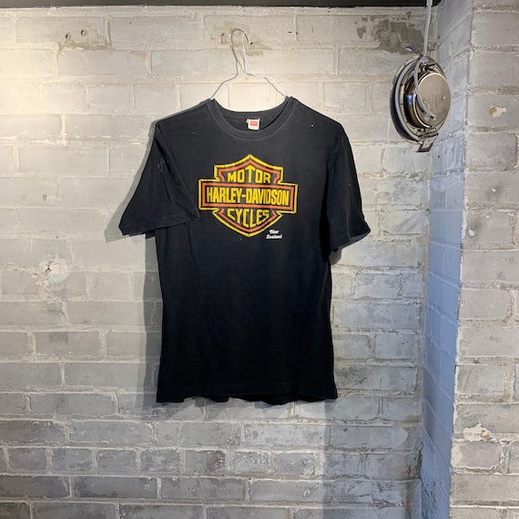 Vintage Harley Davidson New Zealand / Single Stitch Harley