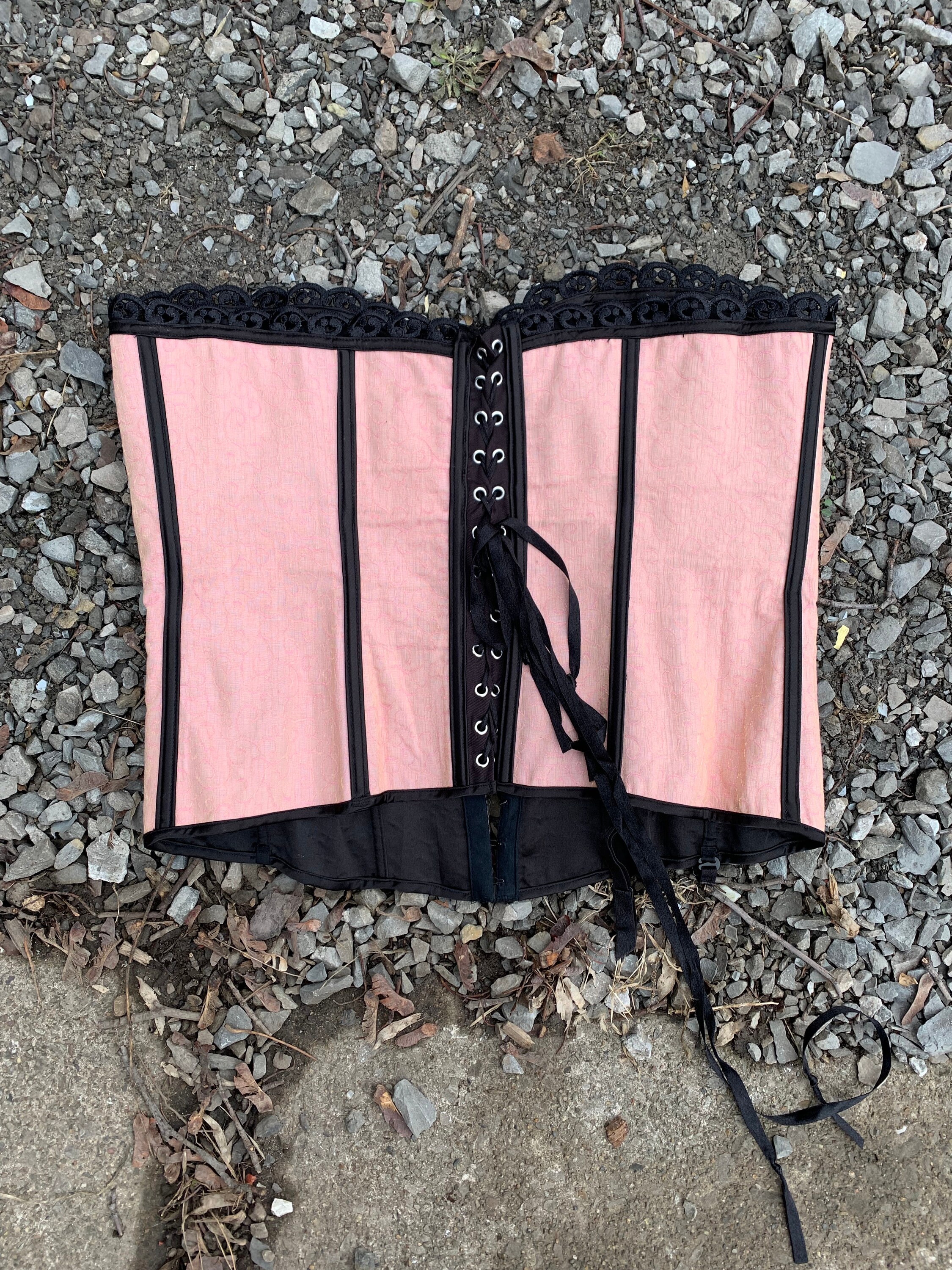 2WAY MIX PINK SHAGGY BUSTIER - メルカリ