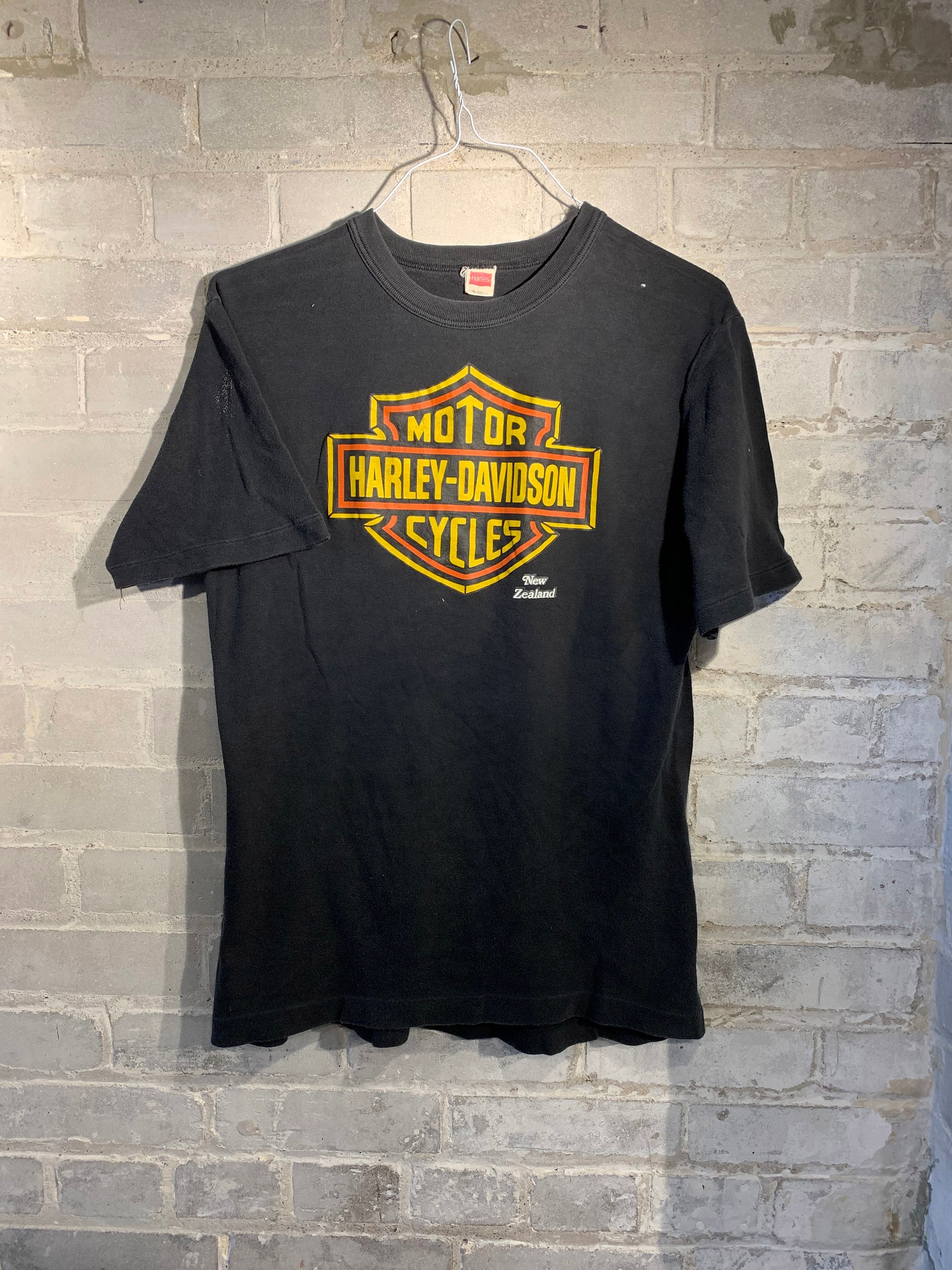 Vintage Harley Davidson New Zealand / Single Stitch Harley